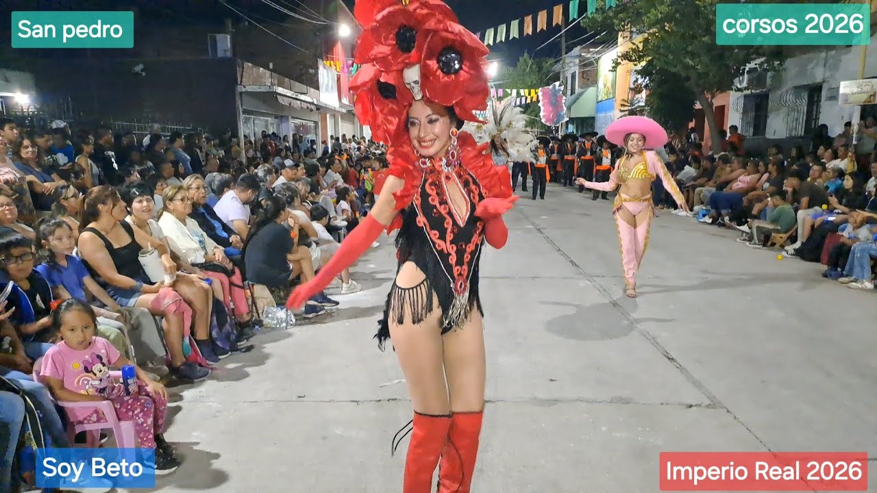 Comparsa Artística Imperio Real 2026!! Noche 4 de corsos en san pedro.