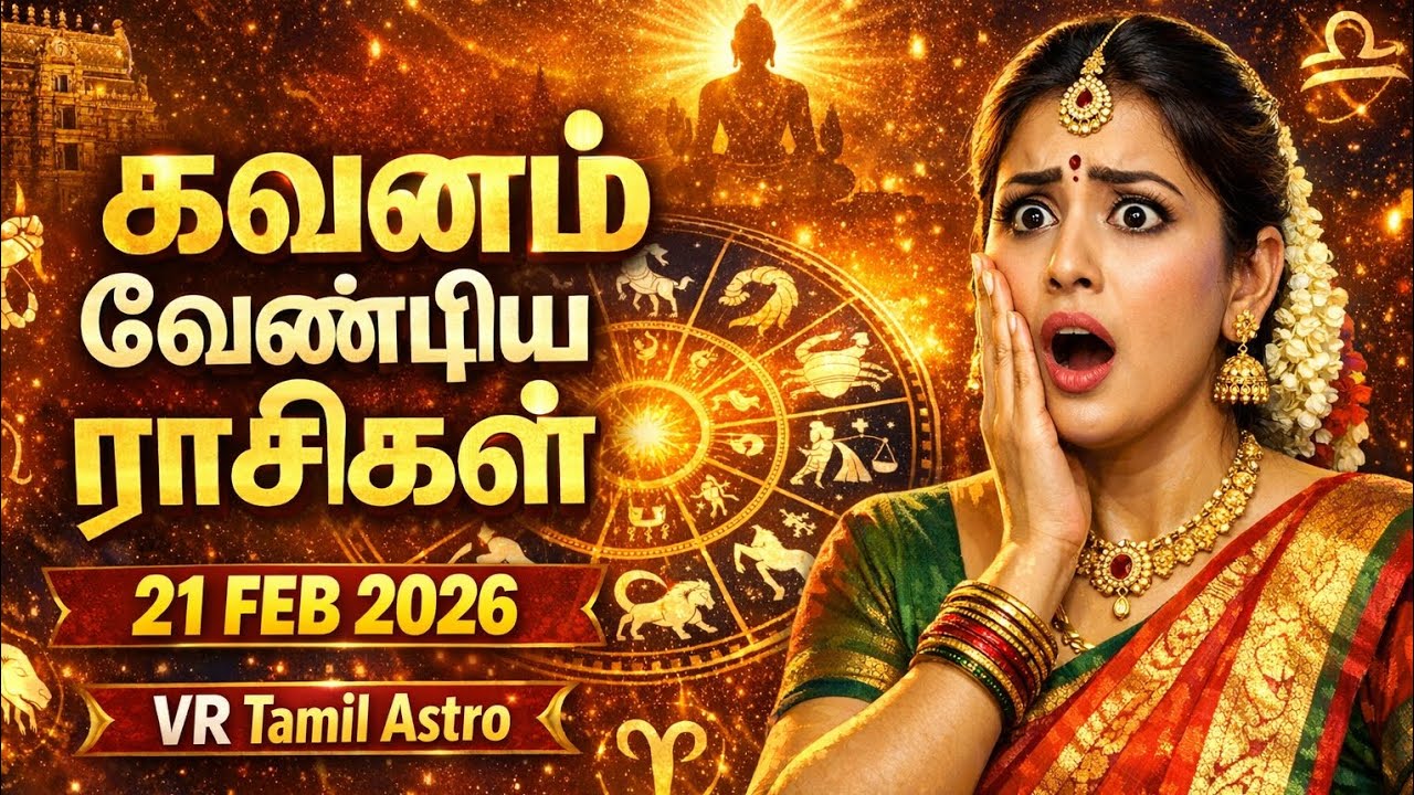 இன்றைய ராசி பலன் 21.02.2026 | Today Rasi Palan Tamil | VR Tamil Astro