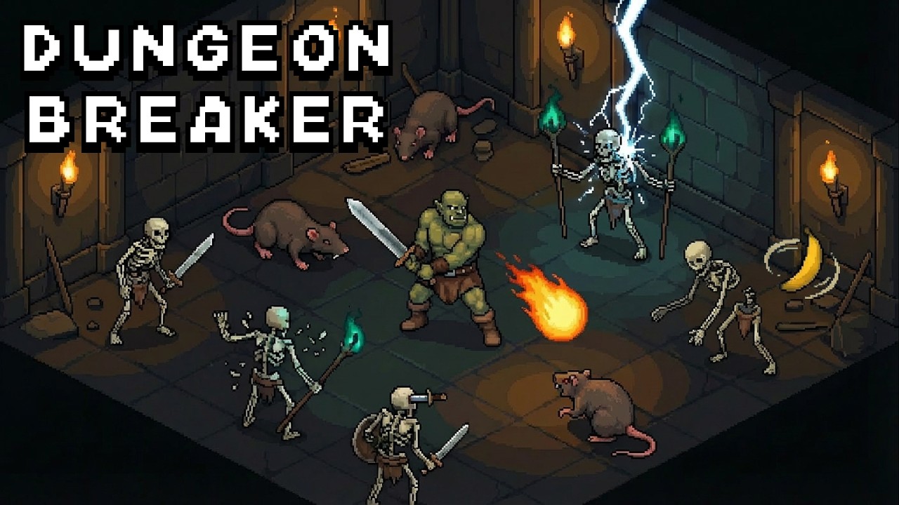 Dungeon Breaker - Trailer (Survival Roguelike)