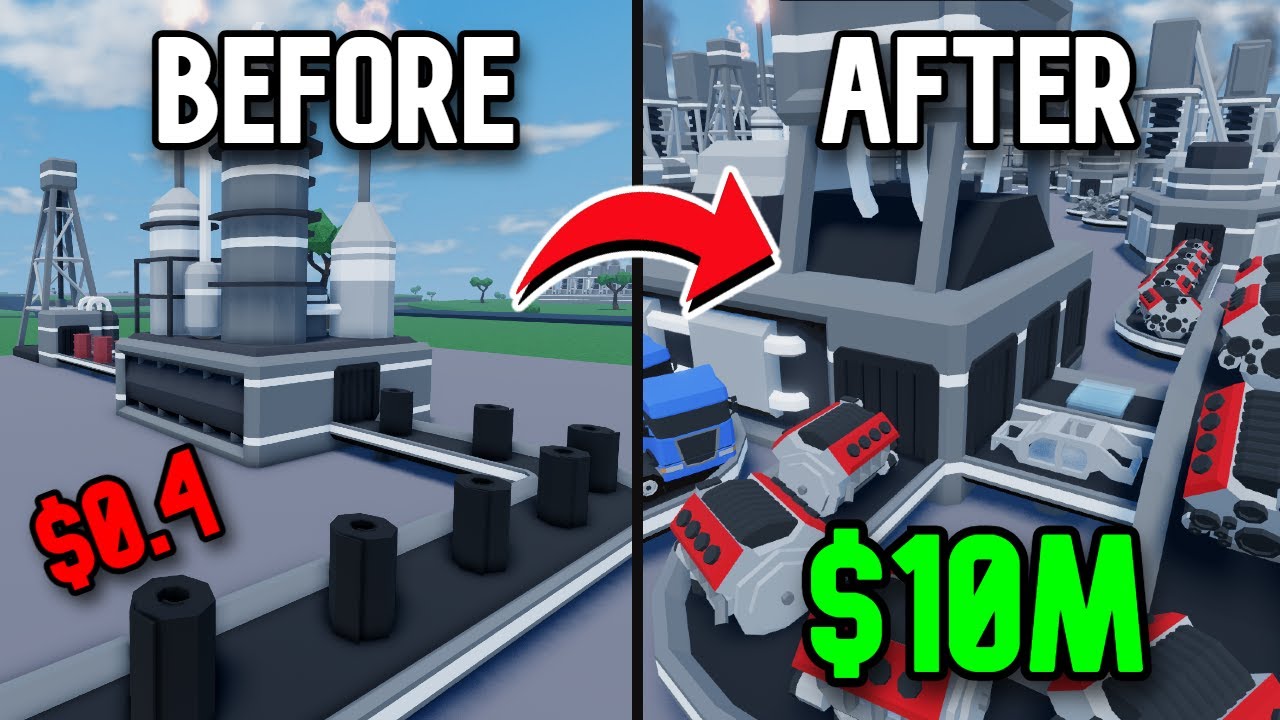 NOOB TO PRO in Roblox Build Your Factory Tycoon