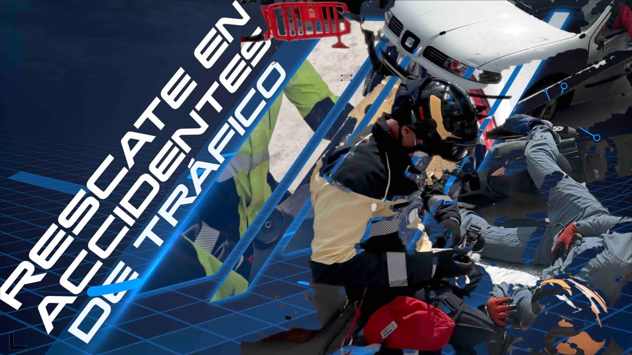 Maniobra de Rescate en Accidente de Tráfico