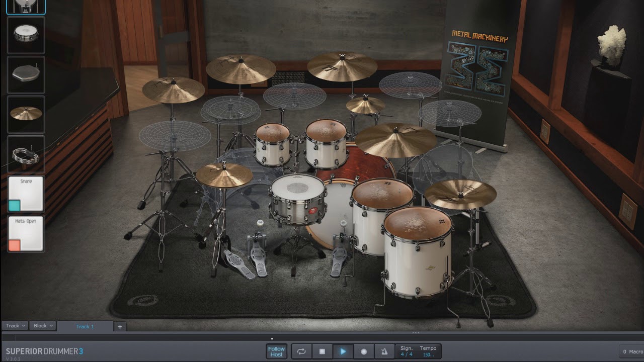 Linkin Park - Papercut only drums midi backing track