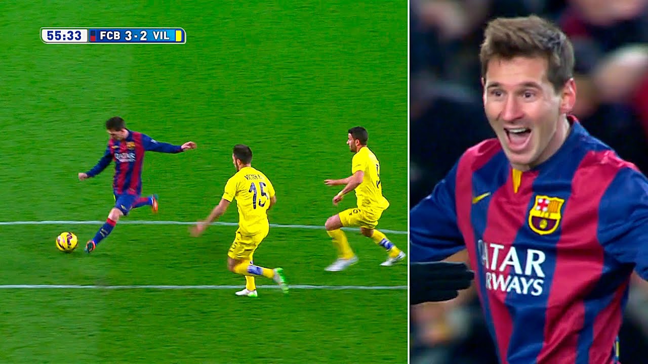 Lionel Messi vs Villarreal (Home) 2014-15 English Commentary HD 1080i50