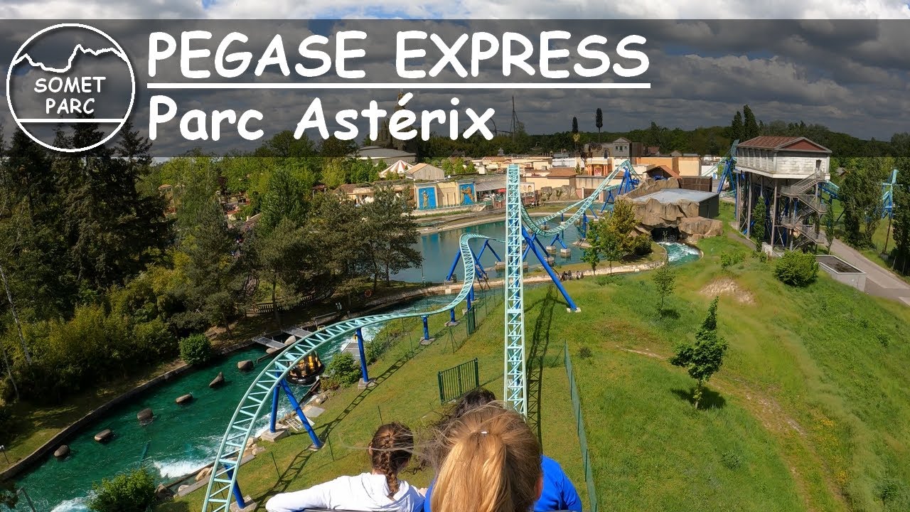 🎢 PÉGASE EXPRESS Parc Astérix onride 4K