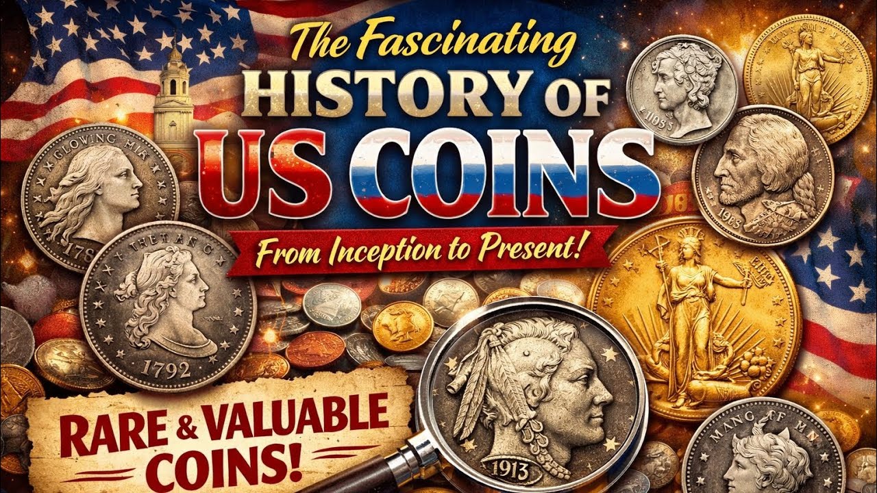 The Fascinating History of US Coins 🪙 | From 1792 to Rare Million-Dollar Coins!
