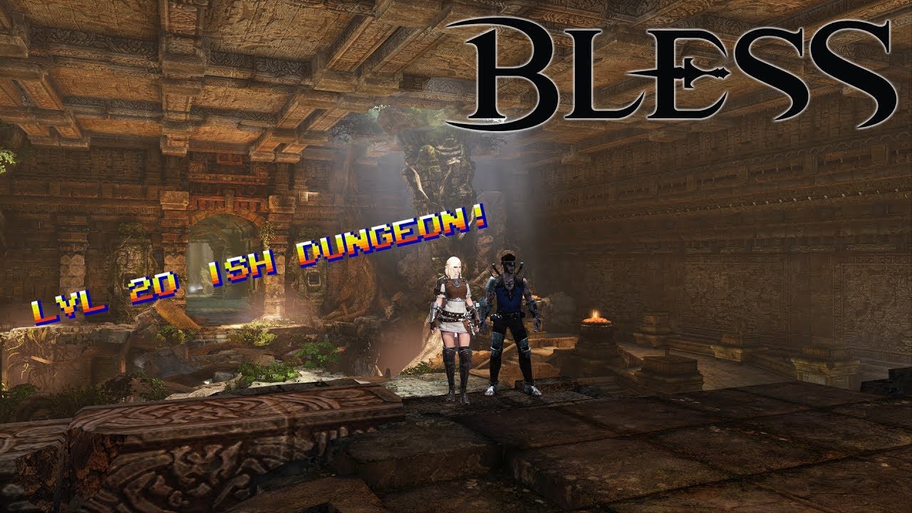 Bless Online lvl20 dungeon! Remains of the Sleeping Scale! (Korean Rebuild Servers)