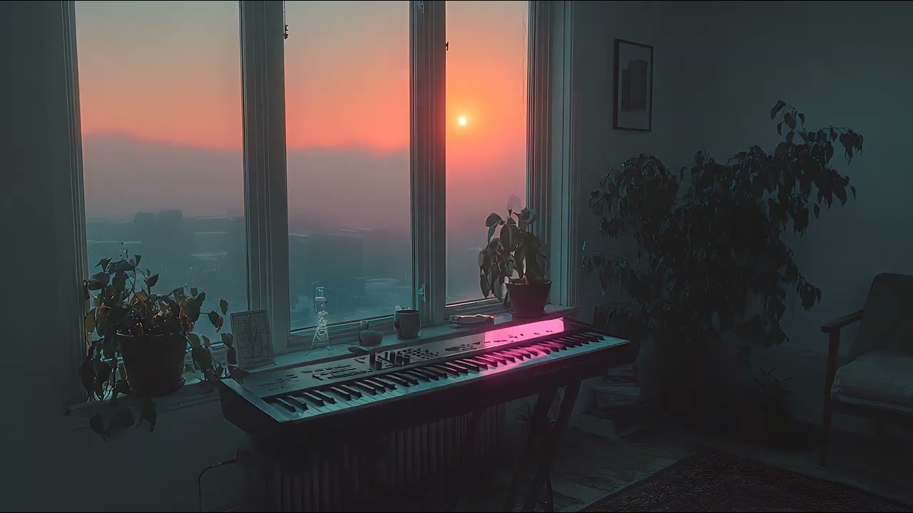 Golden Hour Reflections 🎹 Dreamy Retro Synth Pop | Serene Ambient Vibes