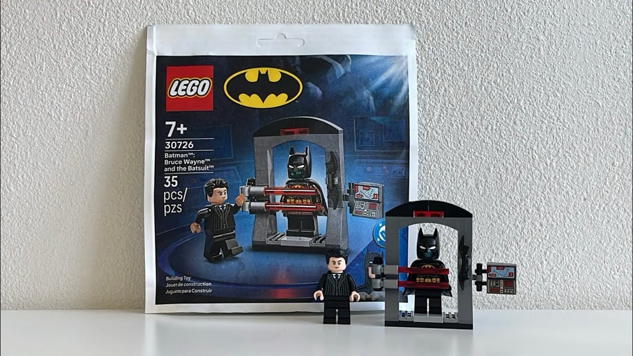 Building Lego 30726 Batman: Bruce Wayne And The Batsuit | DC | Batman | ASMR | Unboxing 