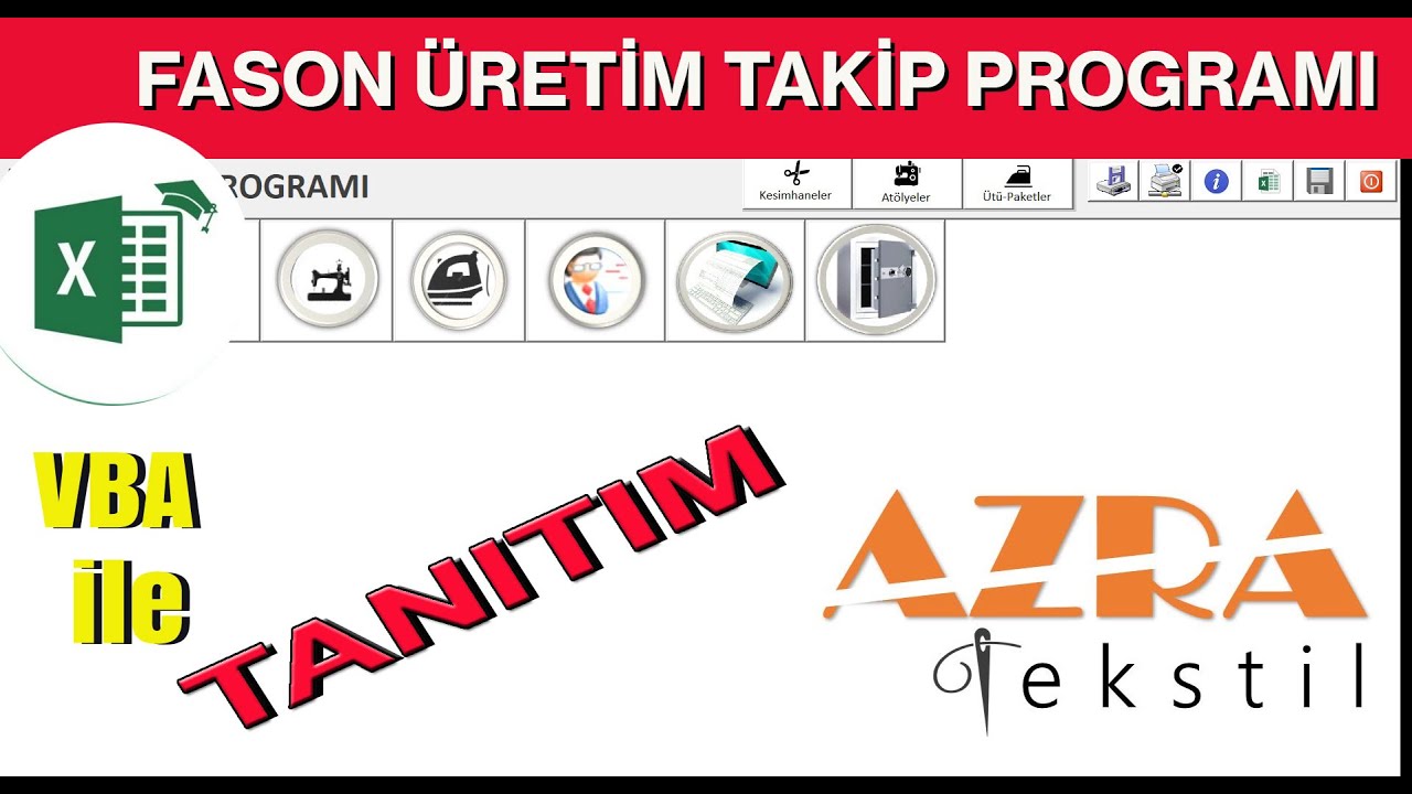 Excel VBA ile Fason Üretim Takip Programı