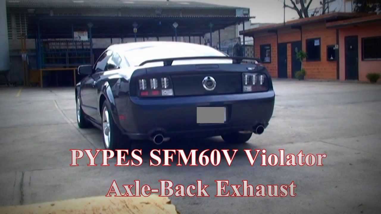 Mustang GT V8 SFM60V Violator Pypes Axle-Back Exhaust