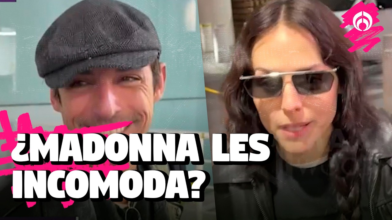 ¿Ya se les subió? Alberto Guerra y Zuria Vega evitan hablar de su encuentro con Madonna