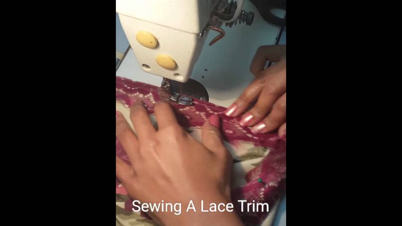How To Sew A Lace Trim