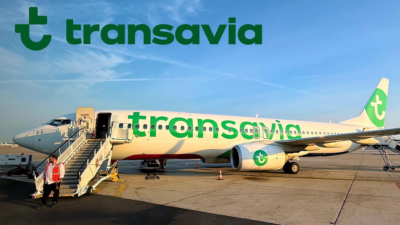 🇫🇷 Paris - Skiathos 🇬🇷 Transavia Boeing 737  [FULL FLIGHT REPORT]+ Hard landing ! Greece