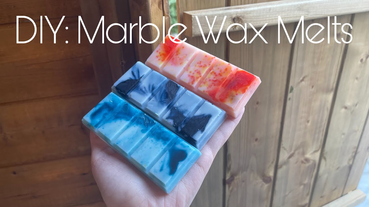 DIY: Marble/ Tie-Dye Wax Melts