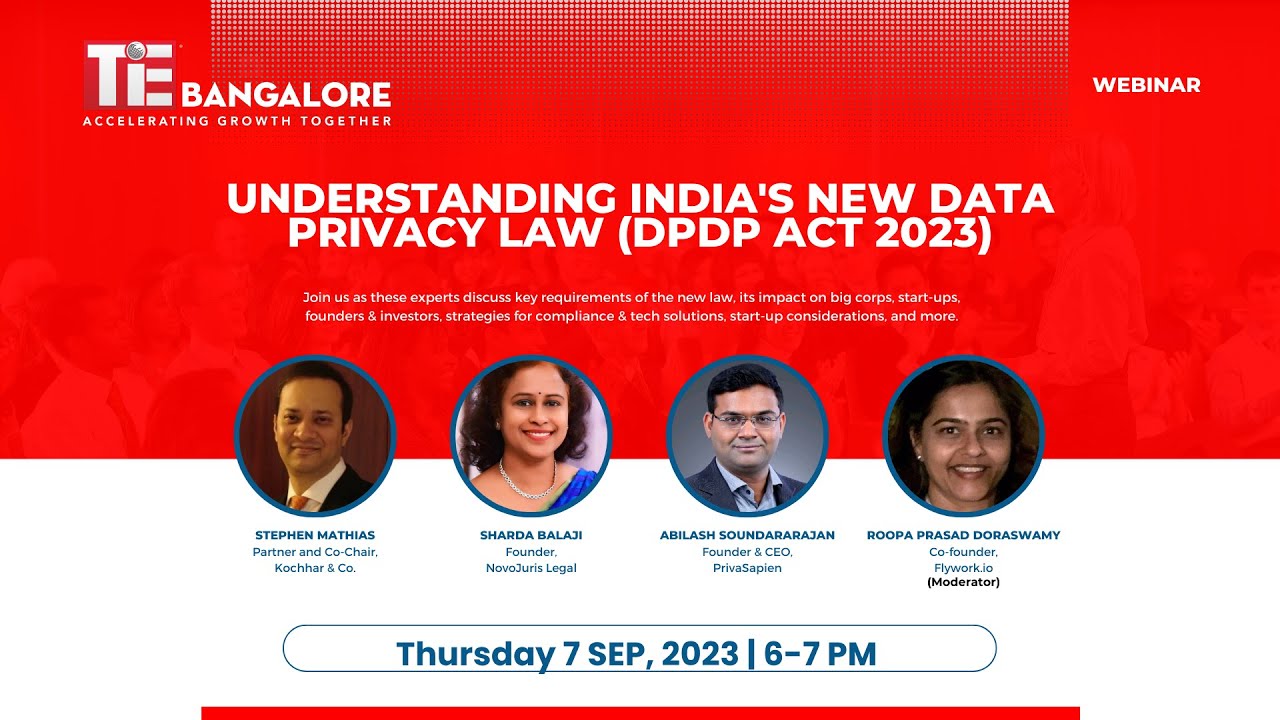 Understanding India's New Data Privacy Law (DPDP Act 2023) - Webinar Recording