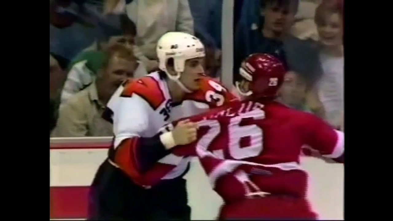 Red Wings - Flyers rough stuff 3/28/87