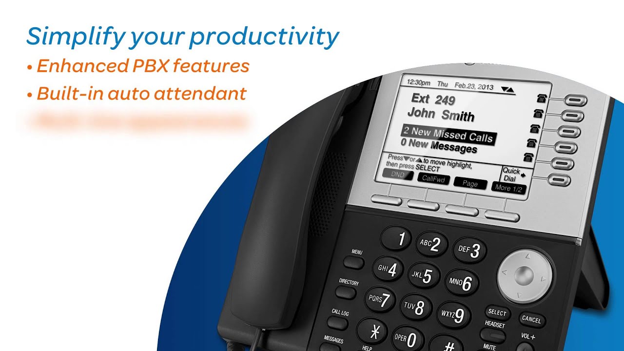 AT&T Syn248® Business Phone System - Feature Highlights
