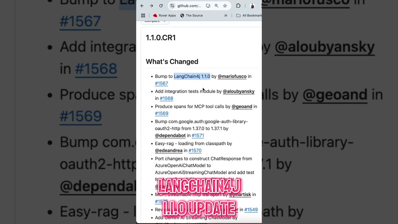 What's New in Quarkus LangChain4j 1.1.0 #enterprisejava #java #coding #ai #aiprogramming