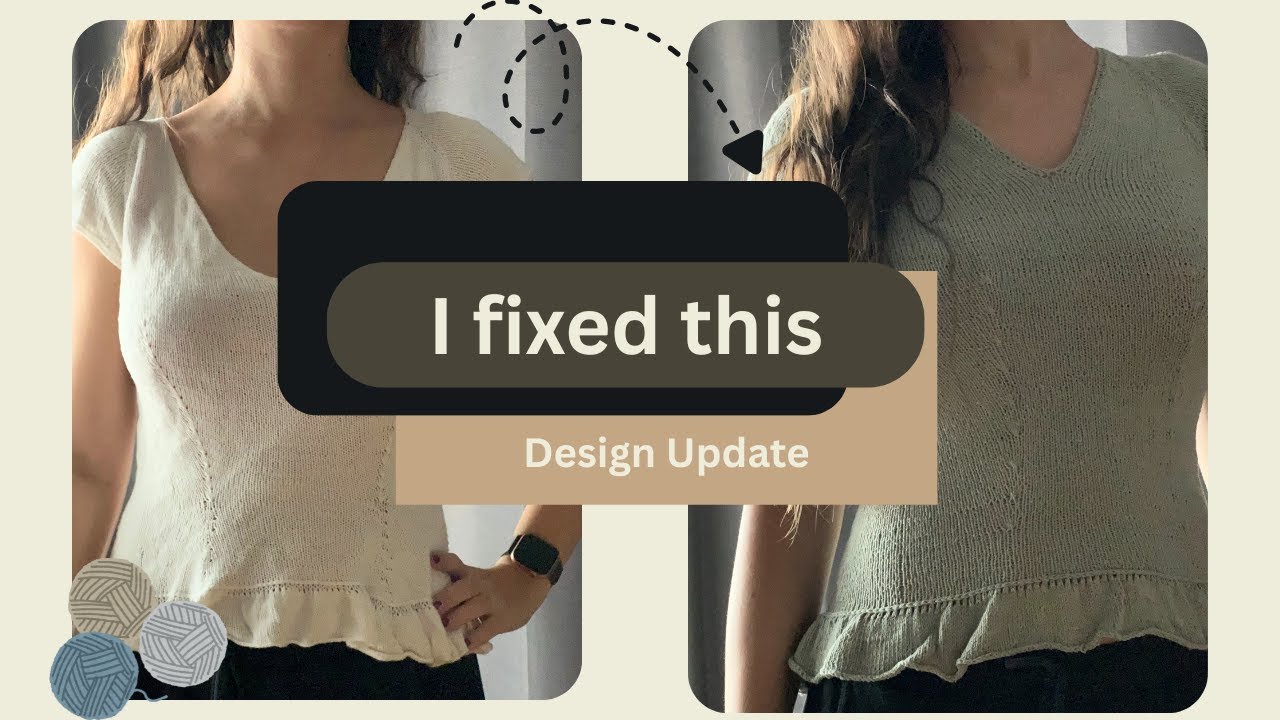 Design Reflection | Reworking My Knitting Design (Yarn, Fit & Shape)