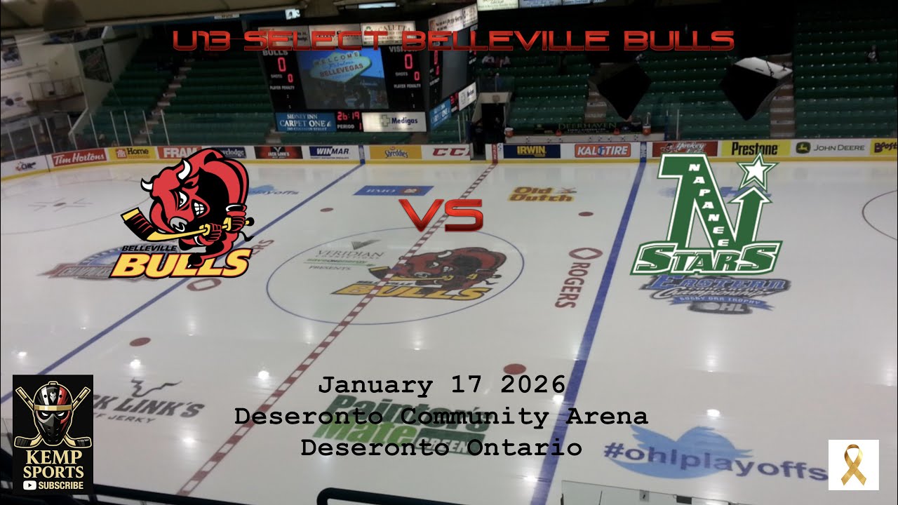U13 Select Belleville Bulls vs Napanee Stars, January 17 2026