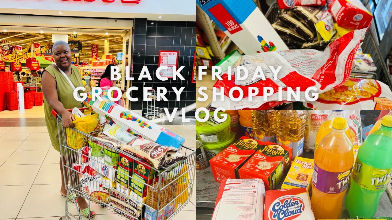 Black Friday Shoprite shopping + Grocery haul