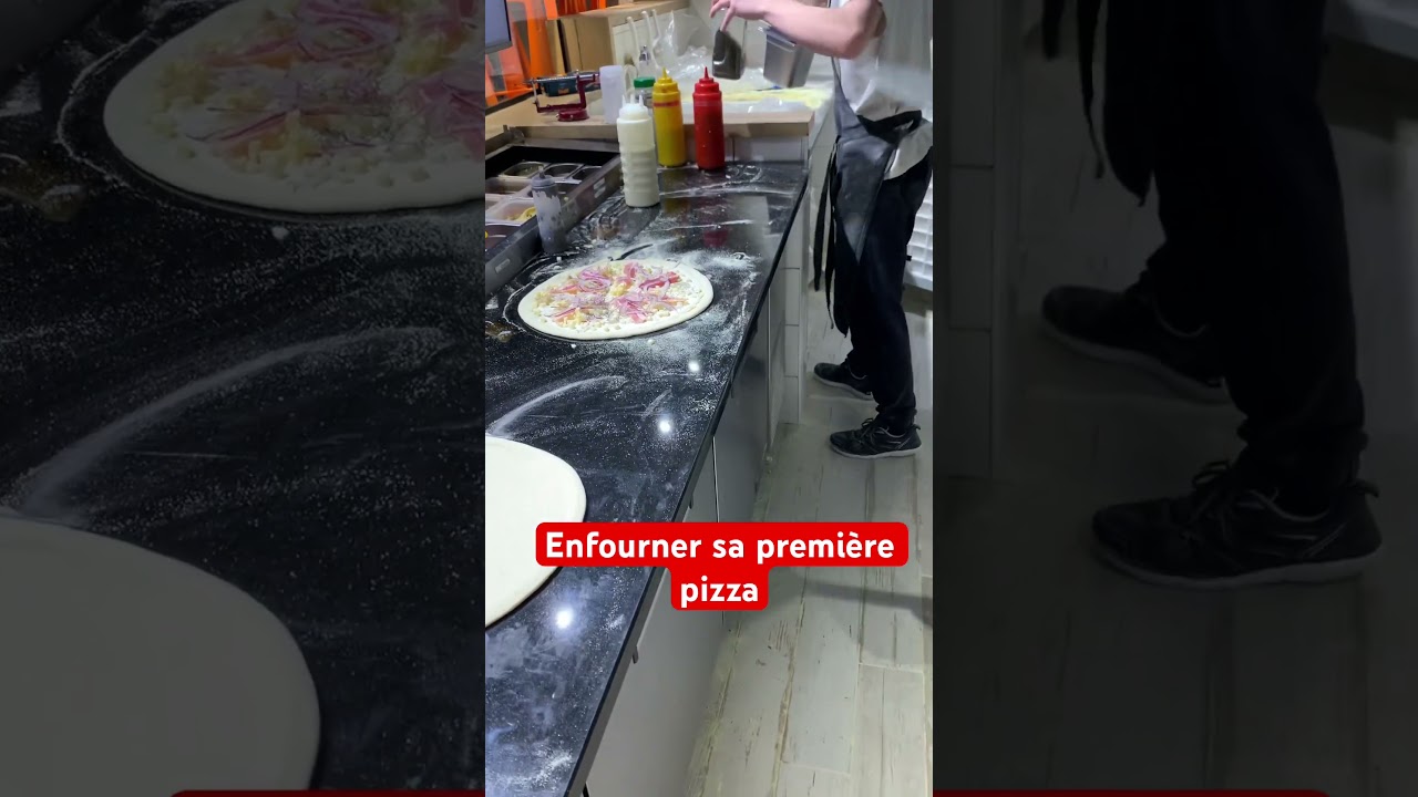 Enfourner sa première pizza