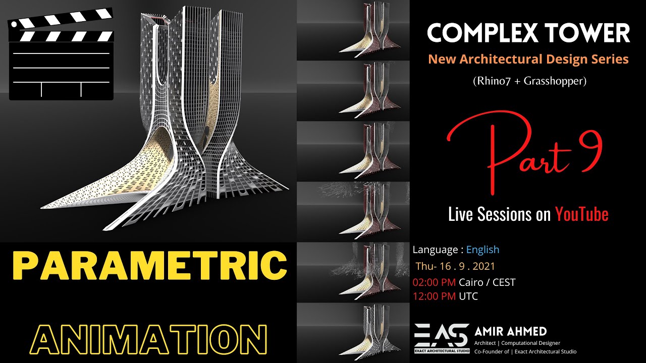 Complex Tower | Exact Architectural Studio ( Rhino7 + Grasshopper) Part 9 