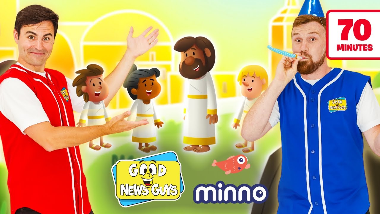 Celebrate JOY! Over 1 Hour of Happy Christian Kids Songs & Bible Stories for Kids