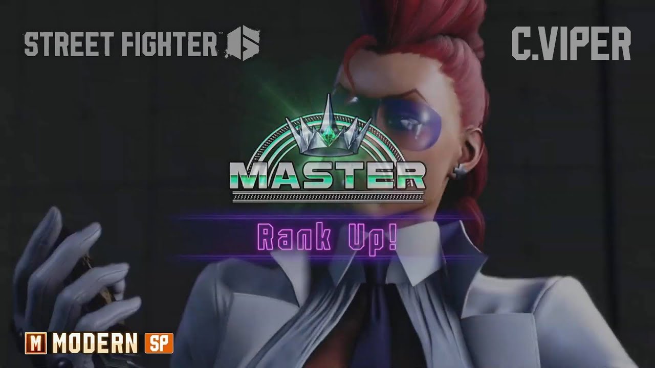 스파6 모던 C.바이퍼 마스터 달성 SF6 Crimson Viper