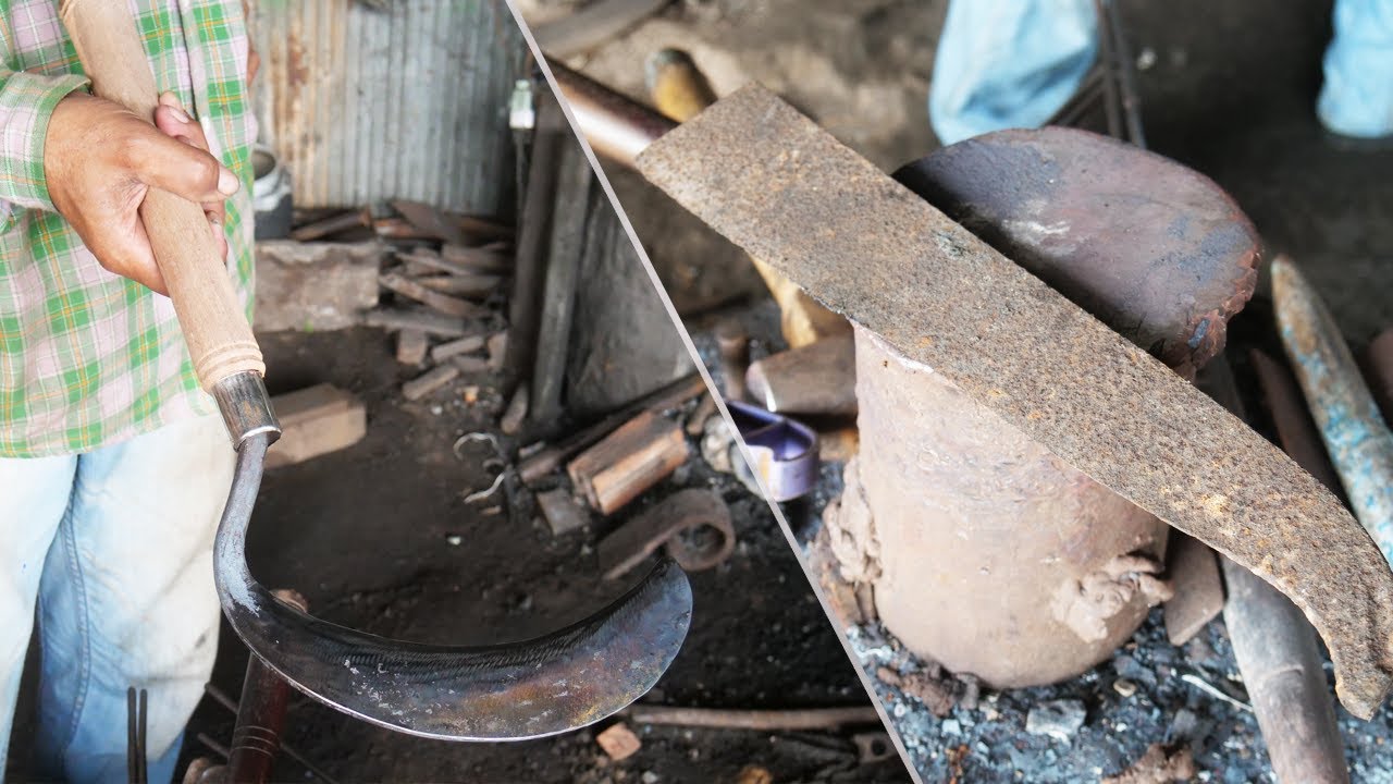 Watch This Rusty Knife Become a Sickle