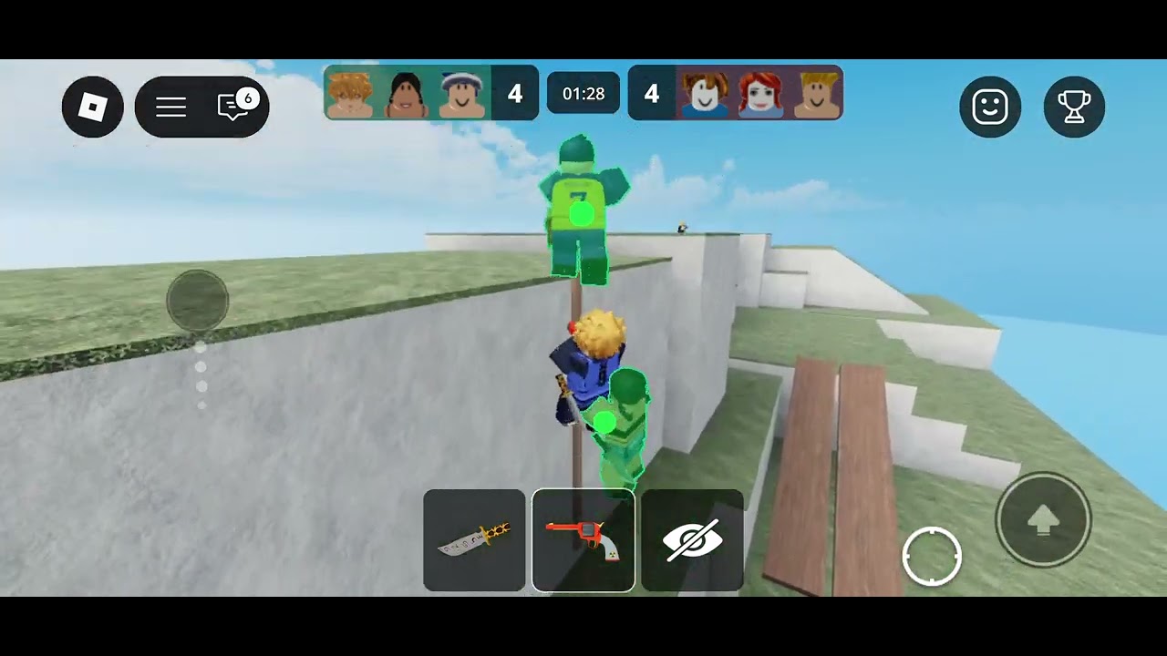 لعبة روبلوكس الماب الشرف ضد القاتل