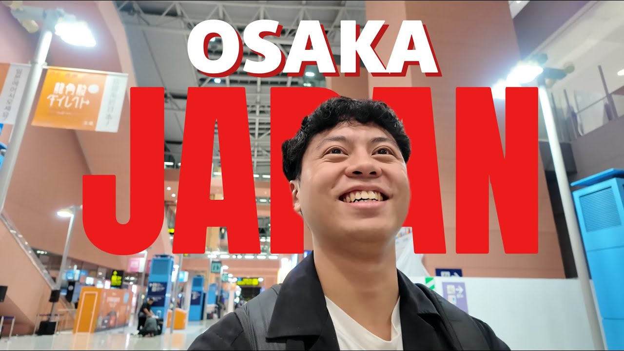 OSAKA 2025 I Arrival, Airport Transfer, Hotel Room Tour, and Night Stroll in Dotonbori! I 12/04/2025