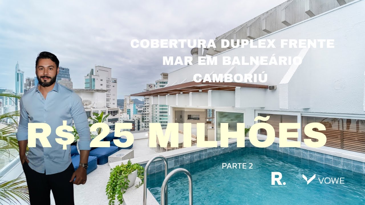DUPLEX FRENTE MAR EM BALNEÁRIO CAMBORIÚ- 450m2 - RARIDADE!
