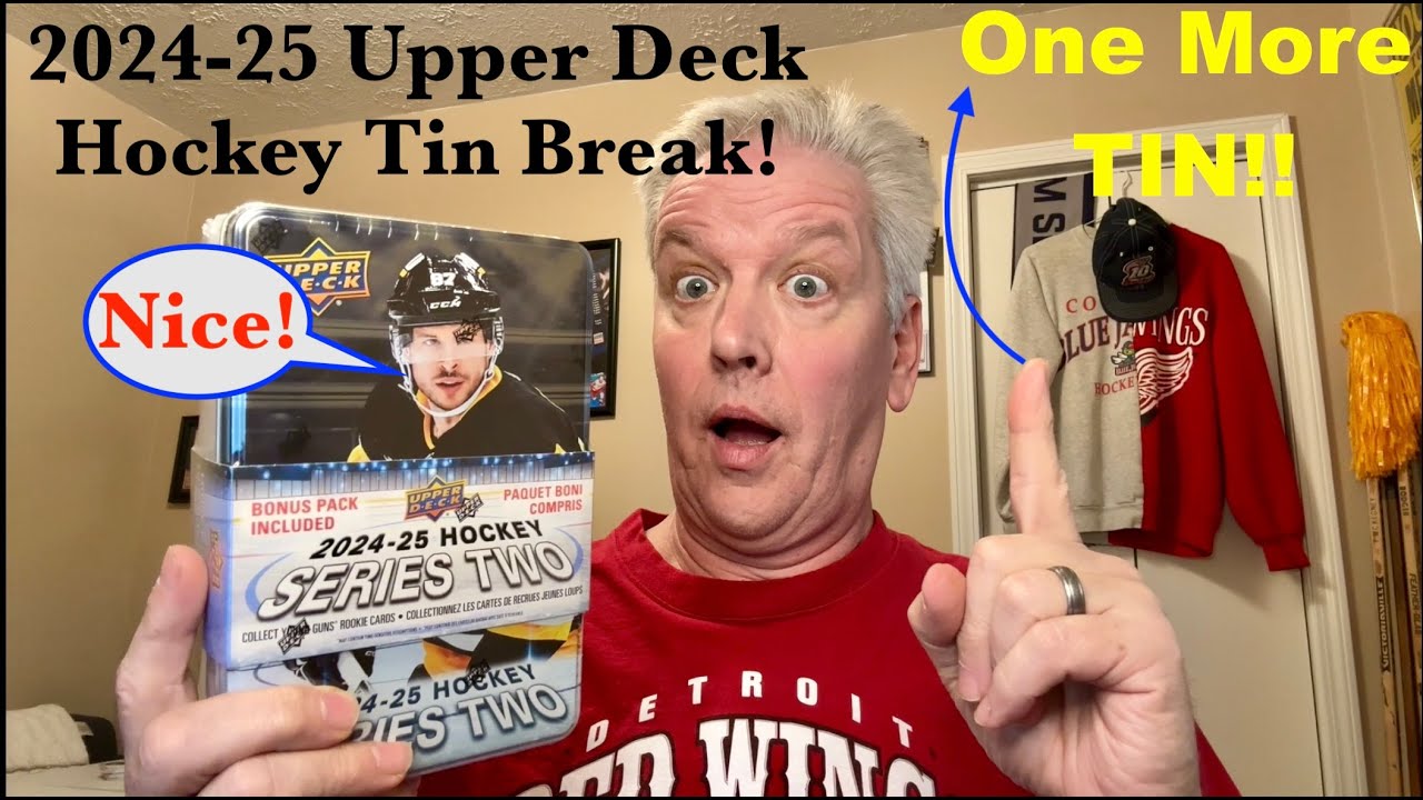 2024-25 Upper Deck HOCKEY S.2 TIN Break! Young Guns, Stars, an OUTBURST, plus more! #hockeycards