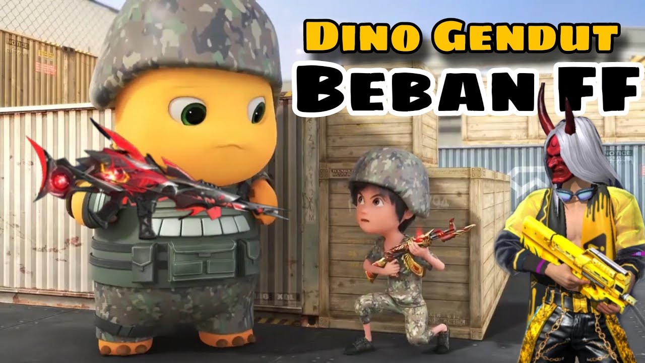 Dino Gendut Main FF | Kumpulan Dino kuning lucu ⁉️ Dino Kuning Toxic ⁉️ Dino Gendut Lucu  ⁉️ Part 26