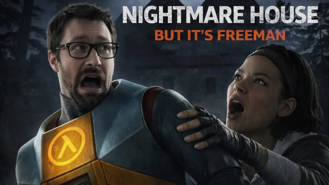 NIGHTMARE HOUSE BUT IT'S FREEMAN! ВНЕПЛАНОВЫЙ ПОДРУБ | БЛЭКАУТ НА РАБОТЕ :(
