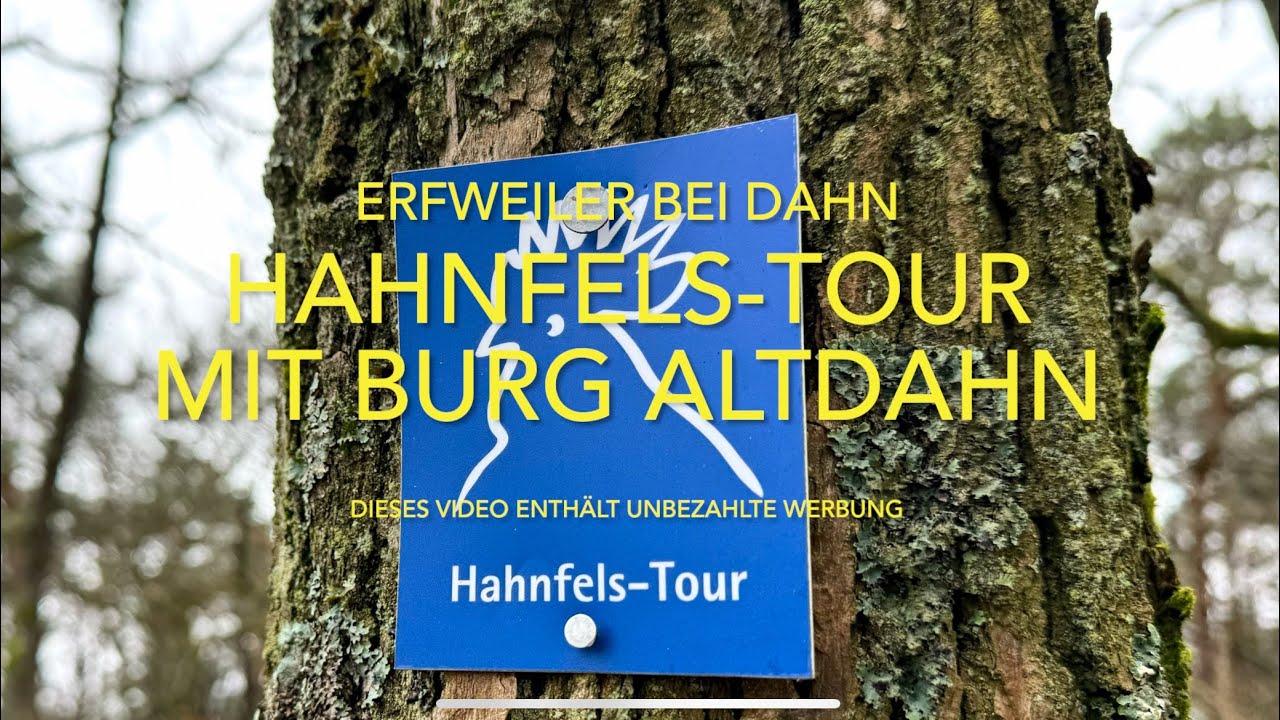 Hahnfels-Tour mit Burgruine Altdahn - Erfweiler bei Dahn