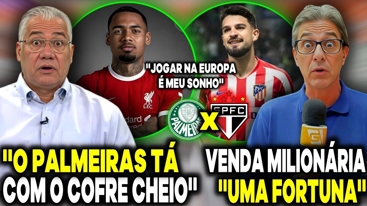 😱VENDA MILIONÁRIA! IMPRENSA ESPORTIVA EXALTA O PALMEIRAS NA SEMIFINAL ''JÁ PODE ENTREGAR A TAÇA''