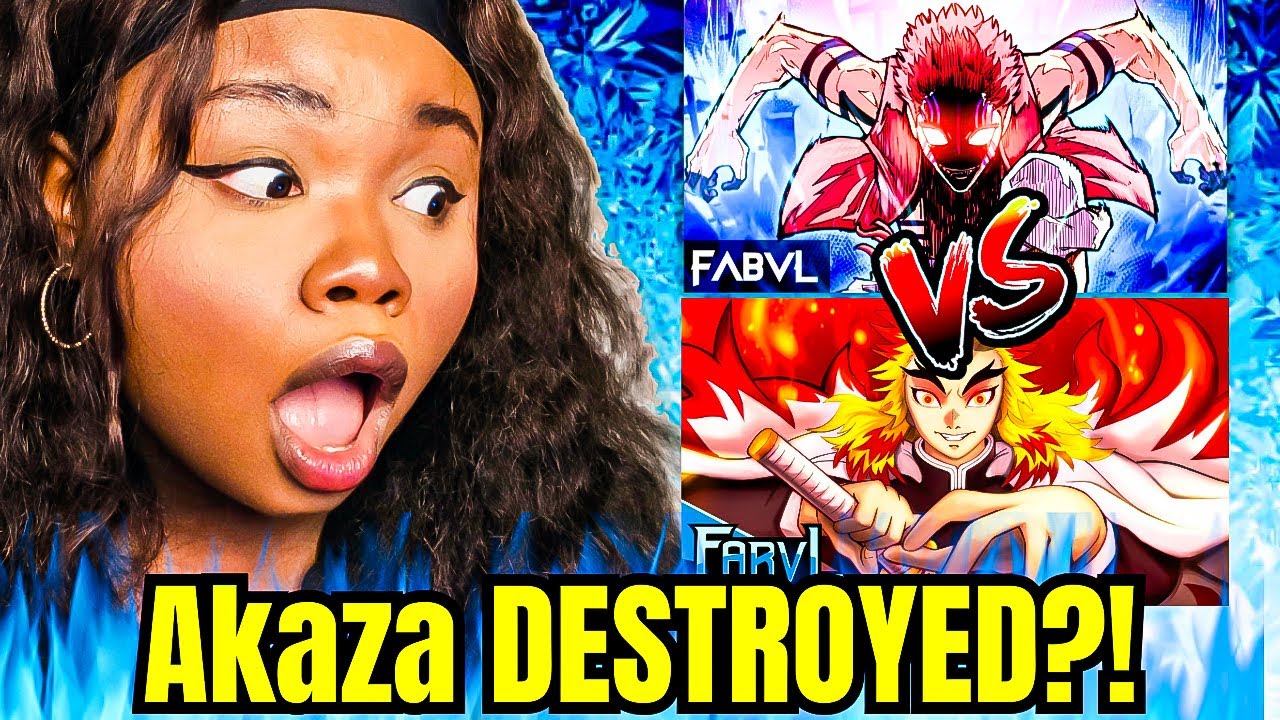 Rengoku vs Akaza RAP?! | Fabvl Demon Slayer Reaction