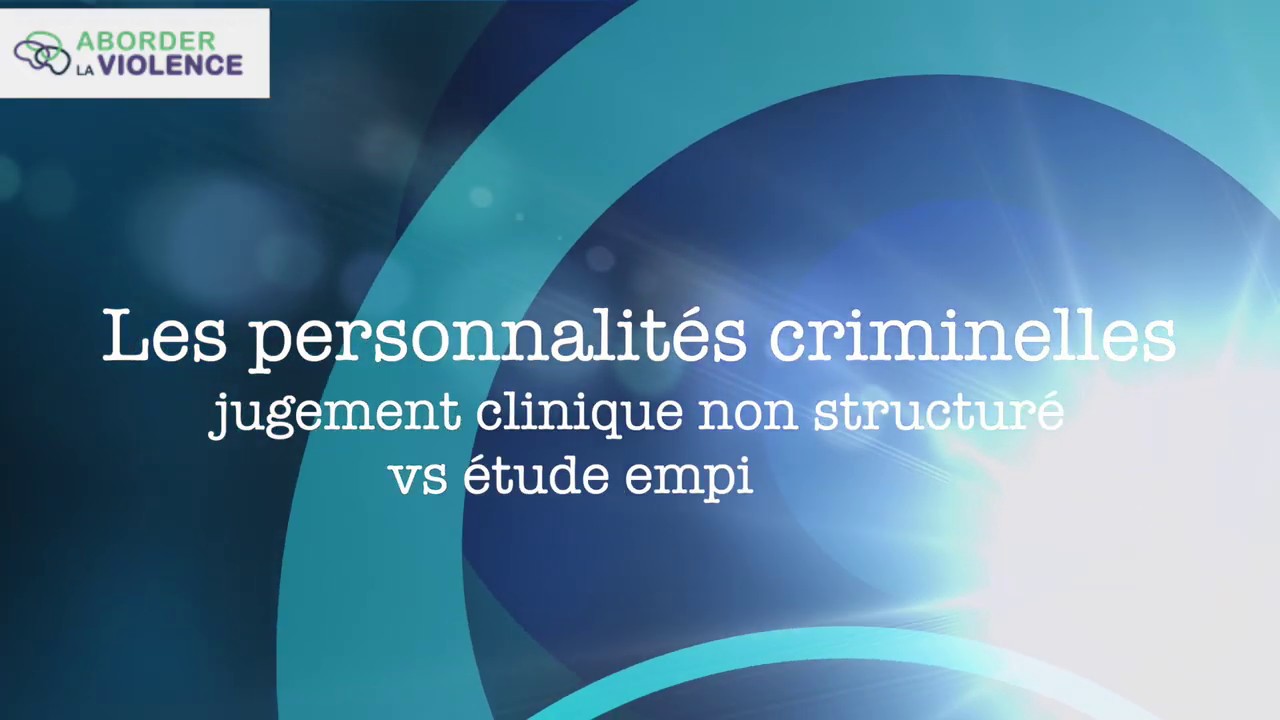 Criminologie empirique