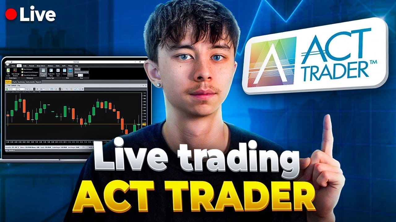 Live FOREX TRADING On ACT TRADER Is Next Level!