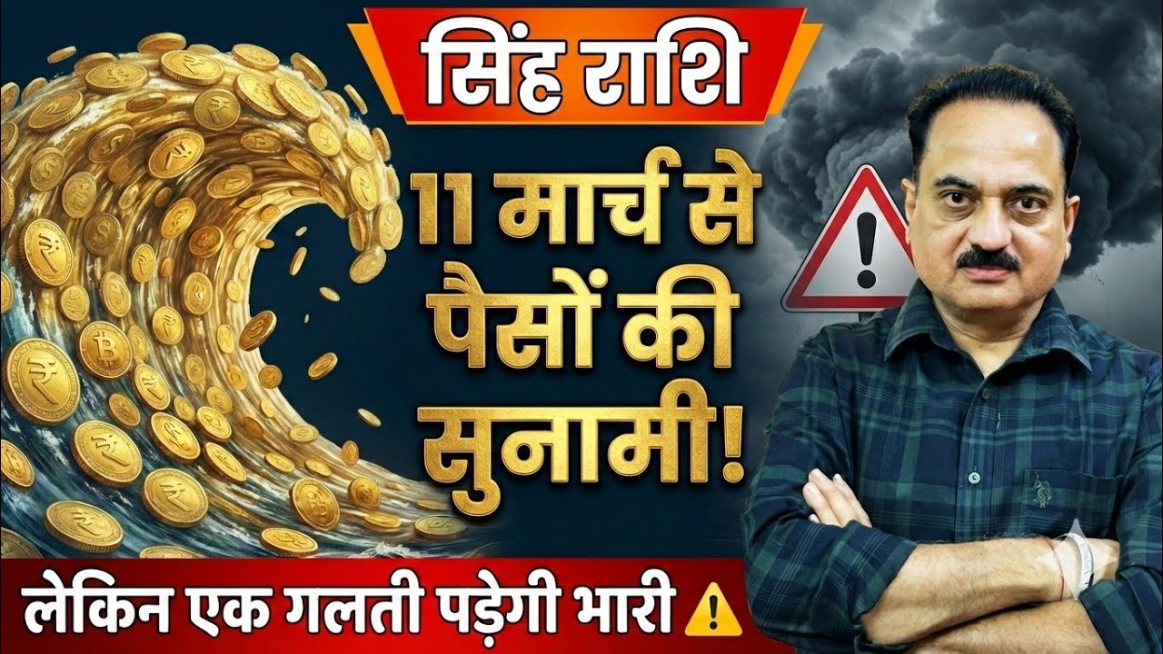 सिंह राशि: 11 मार्च से कुबेर का खजाना! लेकिन एक 'बड़ी चेतावनी' ⚠️ | March 2026 #SinghMarch #leo