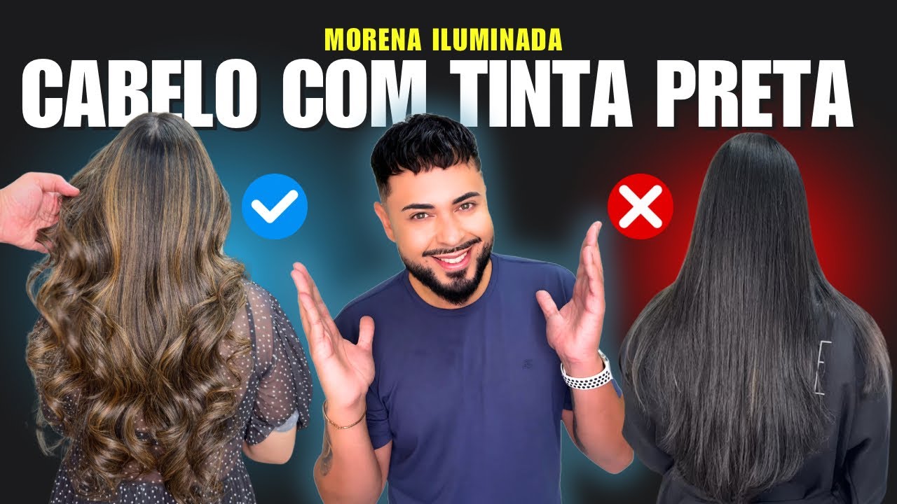 ELA TINHA TINTA PRETA E FIZ MORENA ILUMINADA NA TOUCA!