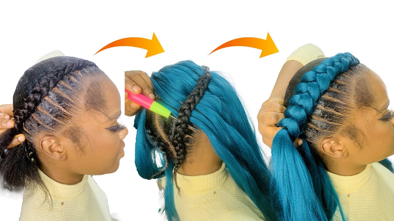 Can’t Stitch? And Feed-in Braids?? Trying Crochet Feed-in Method
