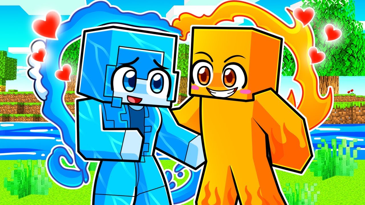 Awita Fuego y Mia Agua Historia de Amor en Minecraft!