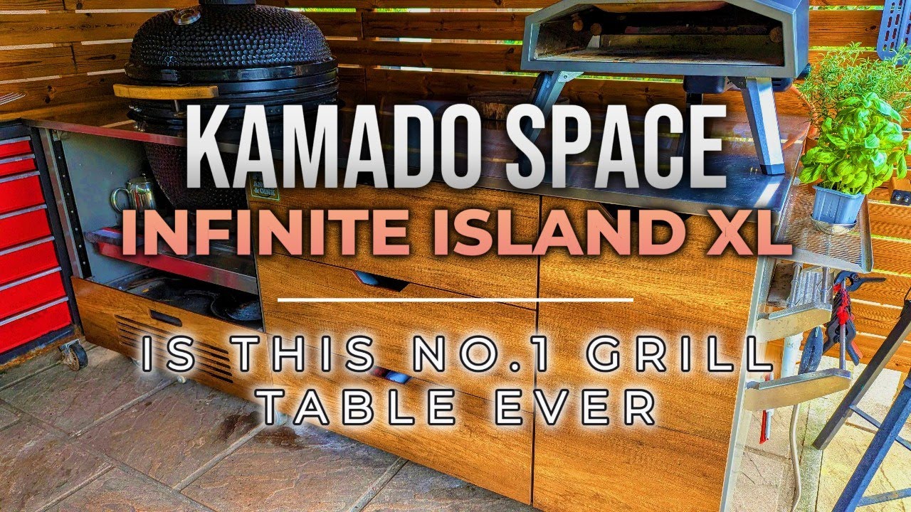 Barbecue Table Kamado Space Infinite Island XL - Grill Table
