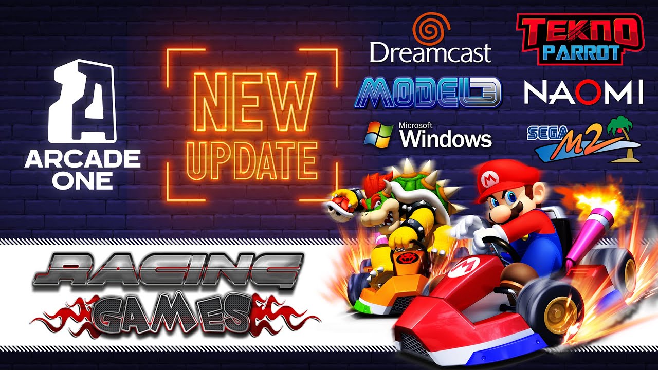 2025 NEW UPDATE RACING GAMES - Mario Kart GP DX 1.18 English Patch, Teknoparrot Dreamcast Arcade One