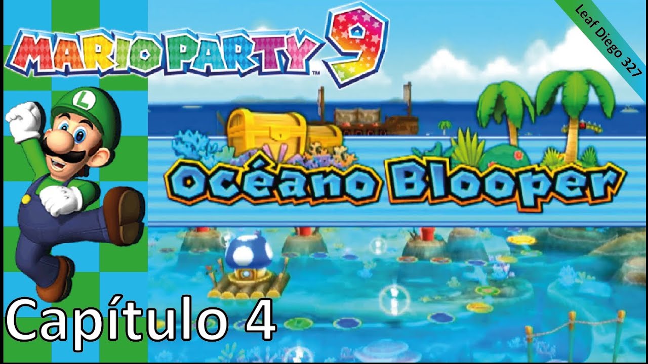 Mario Party 9 | Capítulo 4: Navegando por el Océano Blooper en busca de las miniestrellas robadas