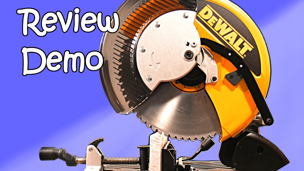 DeWalt DW872 metal cutting saw review and demo