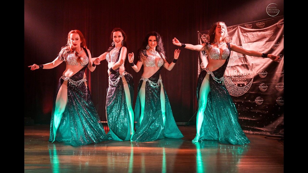 Tetiana Tesliuk & her students at the opening of Mahragan Festival 2025 in Poland